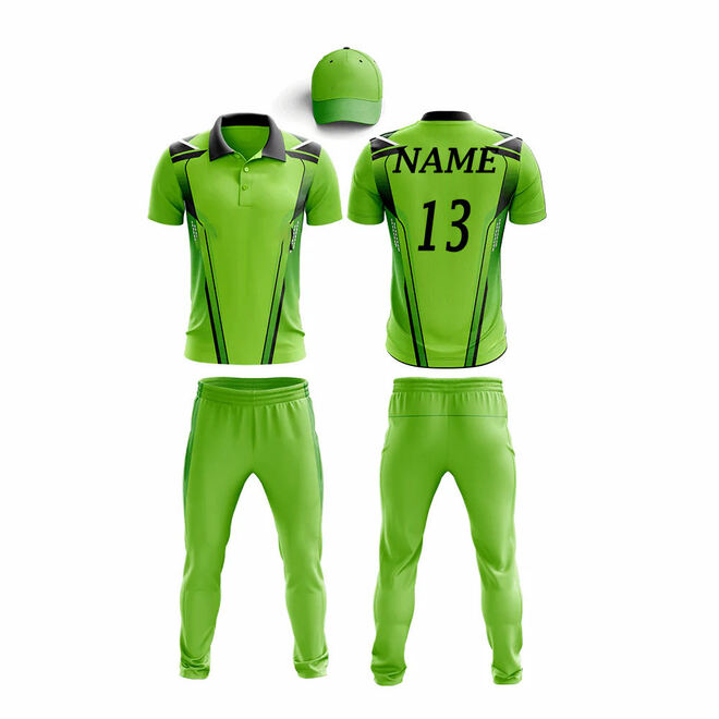 Custom Mens Premium Quality Latest Style Cricket Jersey Uniform Set