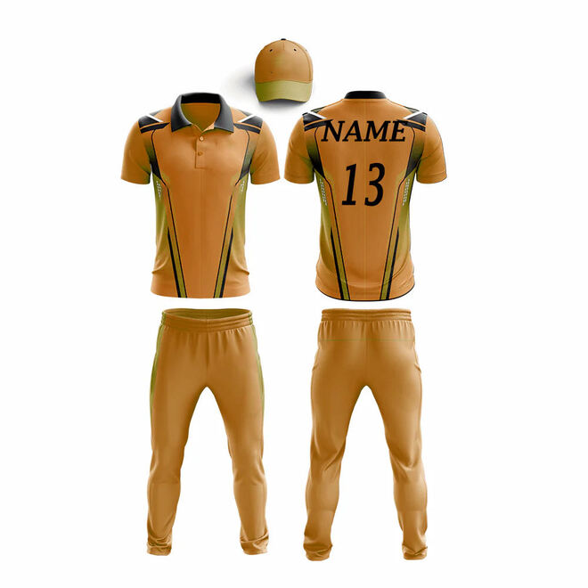Custom Mens Premium Quality Latest Style Cricket Jersey Uniform Set