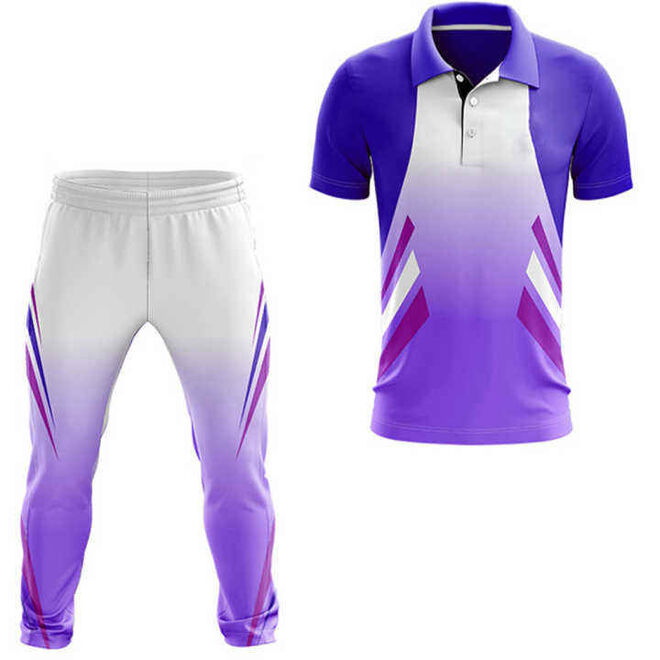 Printed Cricket T Shirt Trousers Set
