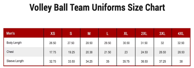 Polyester Volleyball Jersey
