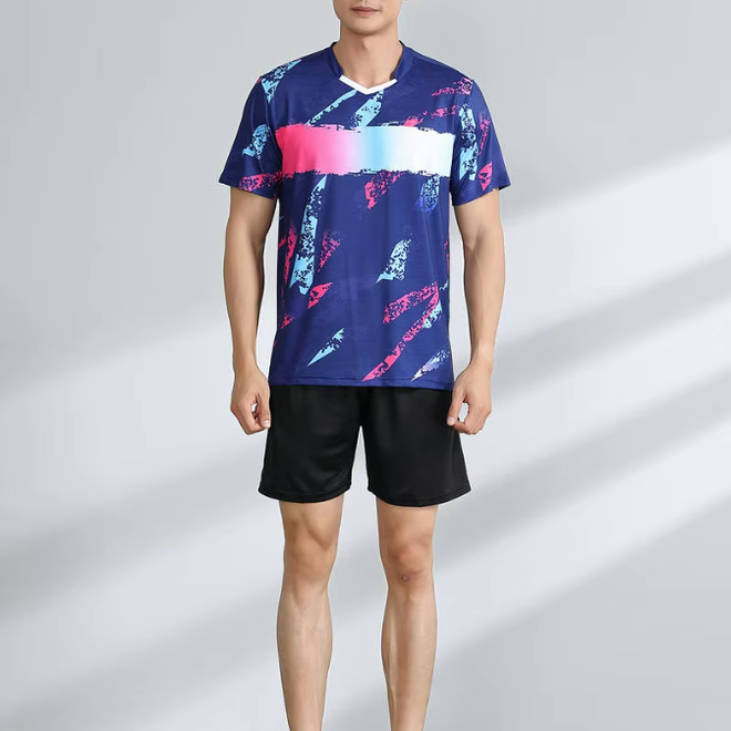 Non Stuffy Breathable Fabric Tennis Jersey Set