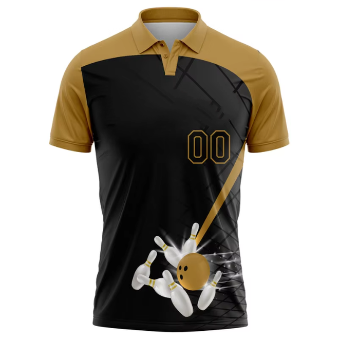 Mens Youth Comfortable Bowling Jerseys