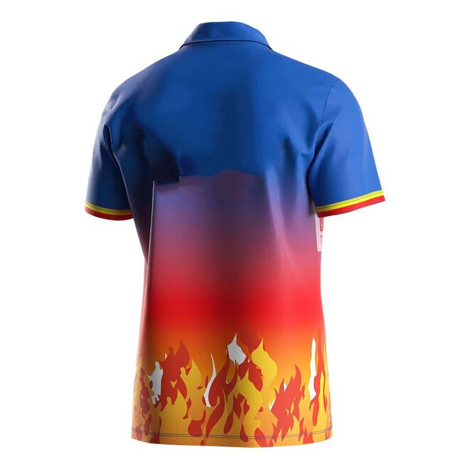 Quick Dry Short Sleeve Summer Bowling Polo Shirts